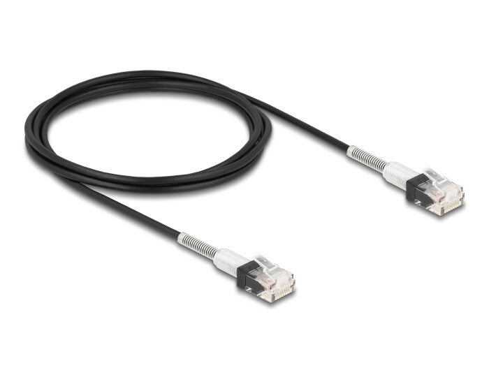 DeLOCK 80390 netværkskabel Sort 2 m Cat6a U/UTP (UTP)