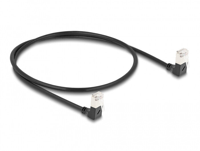 DeLOCK 80298 netværkskabel Sort 0,5 m Cat6a S/FTP (S-STP)
