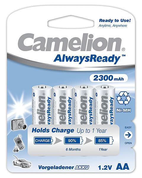Camelion NH-AA2300ARBP4 Genopladeligt batteri AA Nikkel-Metalhydrid (NiMH)
