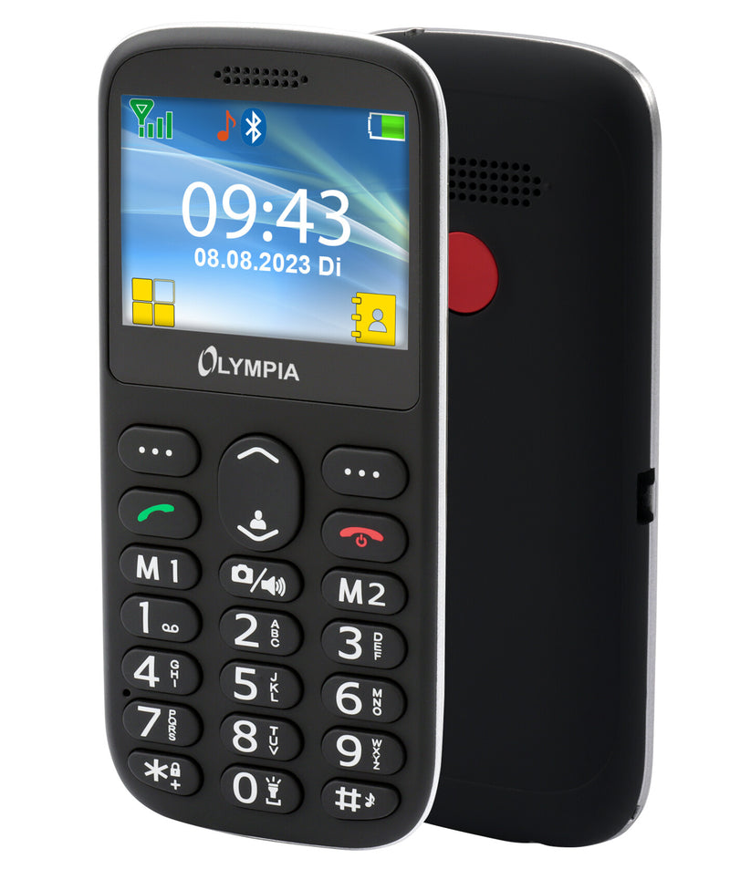 Olympia Sun 5,87 cm (2.31") 77,4 g Sort Kameratelefon