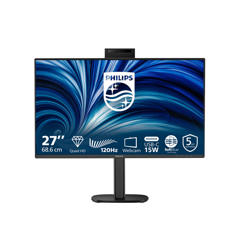 Philips 27B2N3500JH computerskærm 68,6 cm (27") 2560 x 1440 pixel Quad HD LCD Sort
