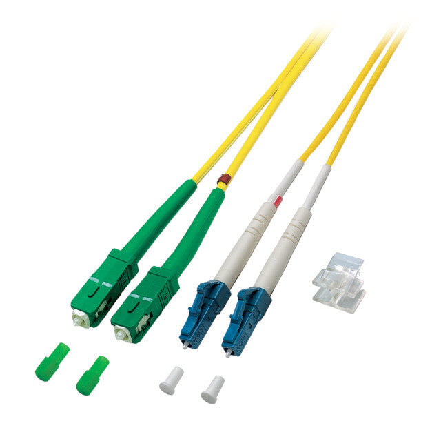 EFB Elektronik O0362.5 InfiniBand og fiberoptisk kabel 5 m SC LC Gul