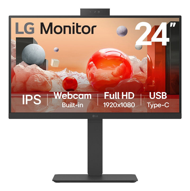 LG 24BA850-B computerskærm 60,5 cm (23.8") 1920 x 1080 pixel Fuld HD Sort