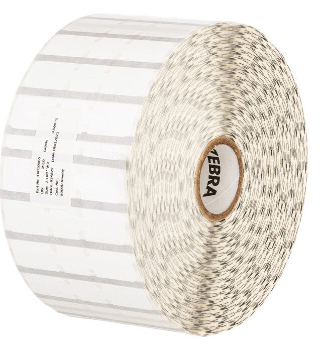 Zebra 8000D Jewelry Label Hvid Selvklæbende printeretiket