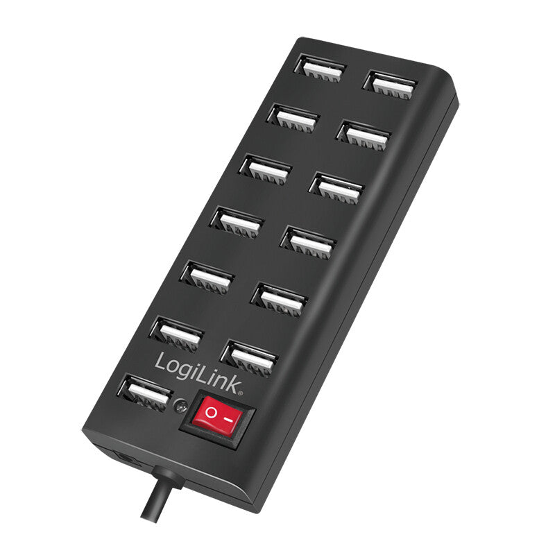 2Direct UA0126 interface hub USB 2.0 480 Mbit/s Sort
