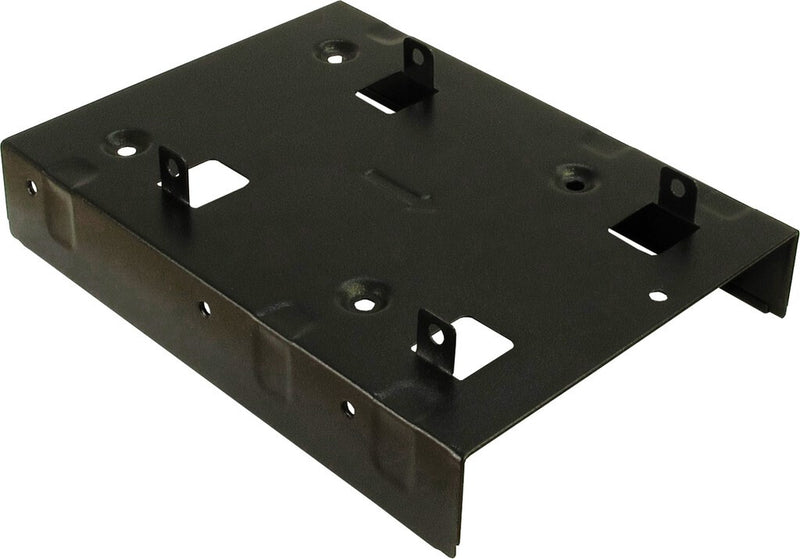 Inter-Tech 88885232 drive bay panel 2x 2,5" Kantpanel Sort