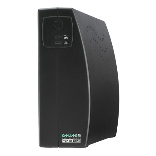 ONLINE USV-Systeme YUNTO 1200 UPS-enhed Interaktivt indgangsstik 1,2 kVA 720 W 5 AC stikkontakt(er)