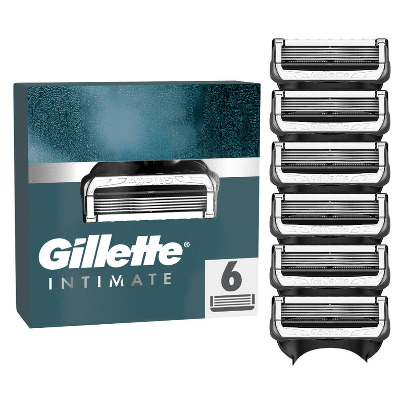 Gillette INTIMATE barberblad 6 stk Mænd