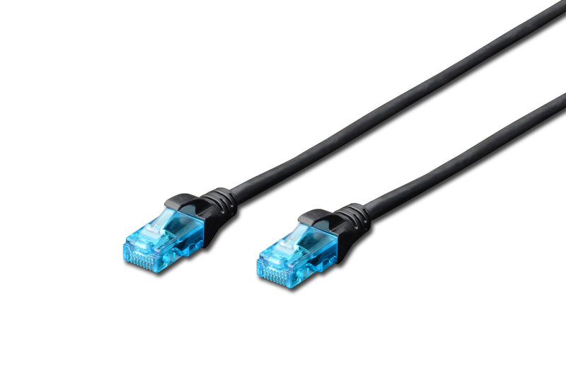 Digitus DK-1512-030/BL netværkskabel Sort 3 m Cat5e U/UTP (UTP)