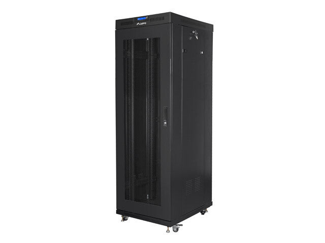 Lanberg FF01-6837-23BL stativ 37U Fritstående reol Sort
