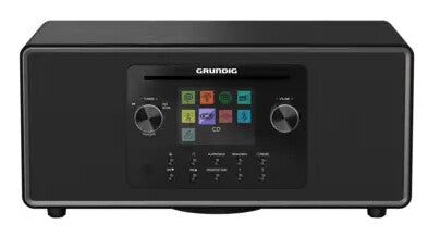 Grundig DTR 7100 Bærbar Analog & digital Sort