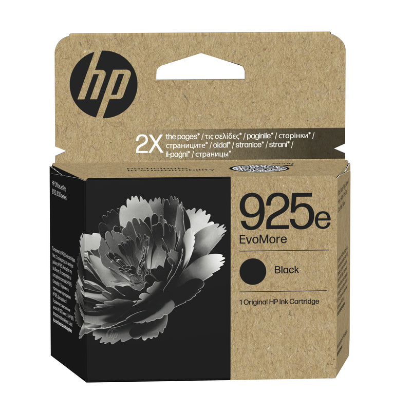 HP Original 925e EvoMore-blækpatron, sort
