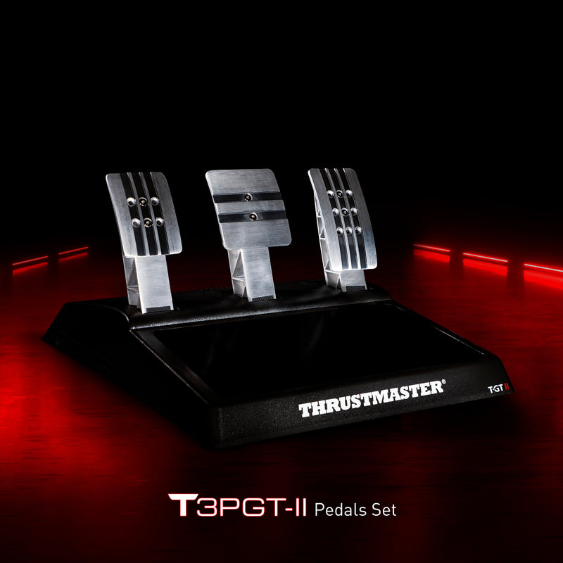 Thrustmaster T-GT II Volant + pedalier 4160823 Sort, Satin stål USB Rat + Pedaler PC, PlayStation 4, PlayStation 5