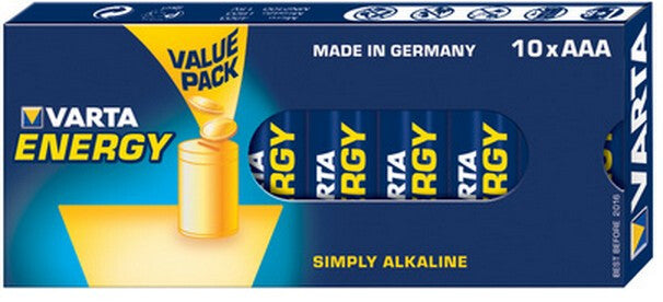 Varta 10x AAA 4103 Engangsbatteri Alkaline