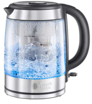 Russell Hobbs Clarity elkedel 1,5 L 2200 W Rustfrit stål, Transparent