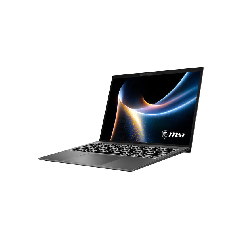 MSI Prestige 13 AI+ A3MG-001FR Copilot+ PC Intel Core Ultra 9 386H Laptop 33,8 cm (13.3") 2.8K 32 GB LPDDR5x-SDRAM 1 TB SSD Wi-Fi 7 (802.11be) Windows 11 Home Grå Fransk