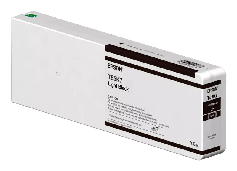 Epson T55K700 blækpatron 1 stk Original Lys sort