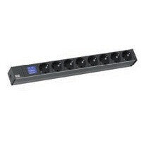 Bachmann BlueNet BN0500 strømforsyningsenhed (PDU) 8 AC stikkontakt(er) Sort