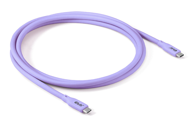 CLUB3D CAC-3004 USB-kabel USB4 Gen 2x2 2 m USB C 20 Gbit/sek. 240 W Lilla