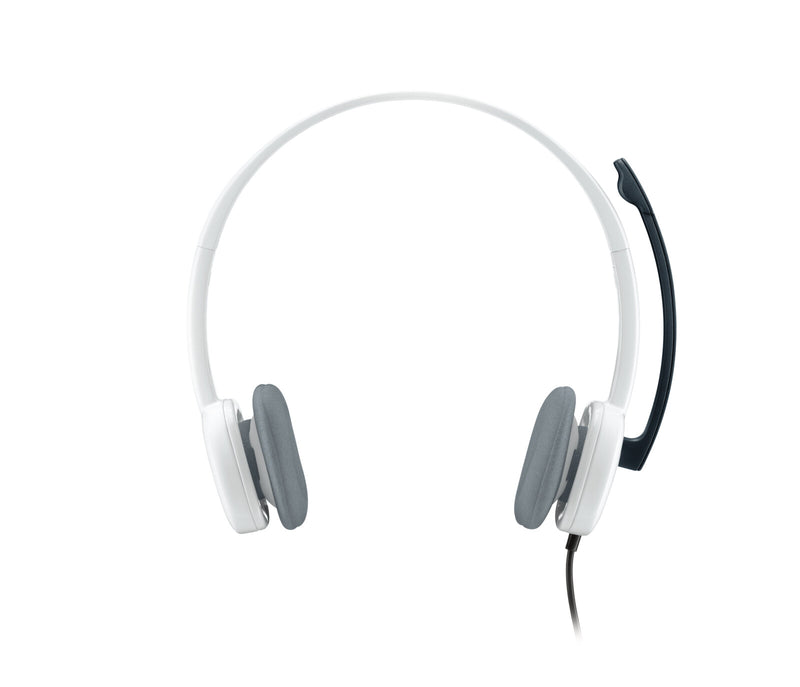 Logitech H150 Headset Ledningsført Kontor/Callcenter Hvid