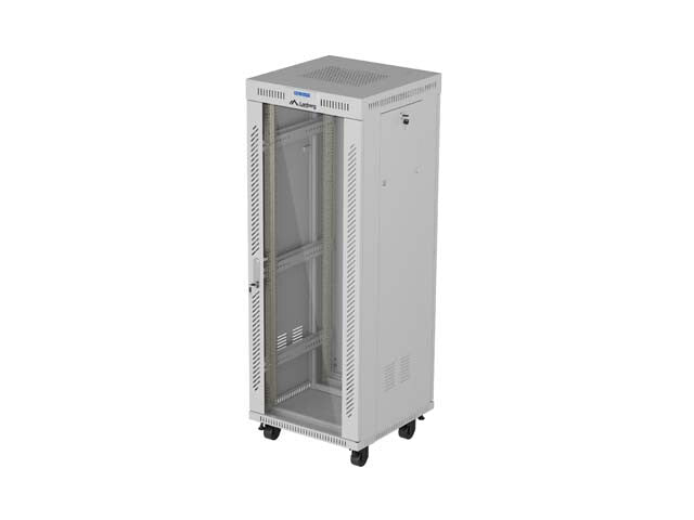 Lanberg FF01-6632-12SL stativ 32U Fritstående reol Grå