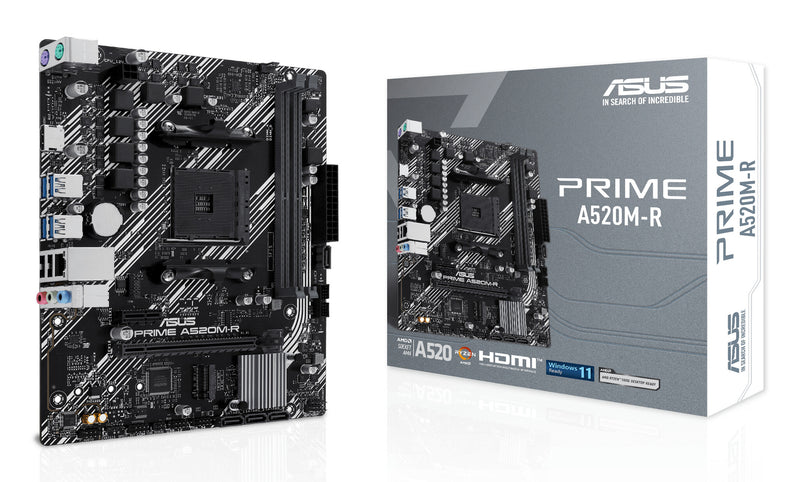 ASUS PRIME A520M-R AMD A520 Stik AM4 micro ATX