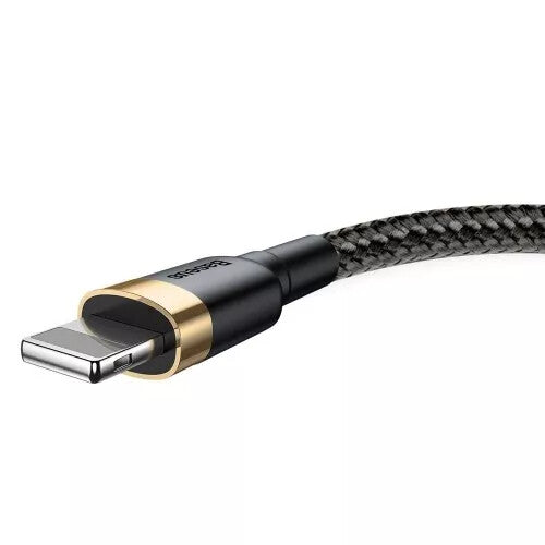 Baseus CALKLF-RV1 Lightning kabel 3 m Guld, Sort