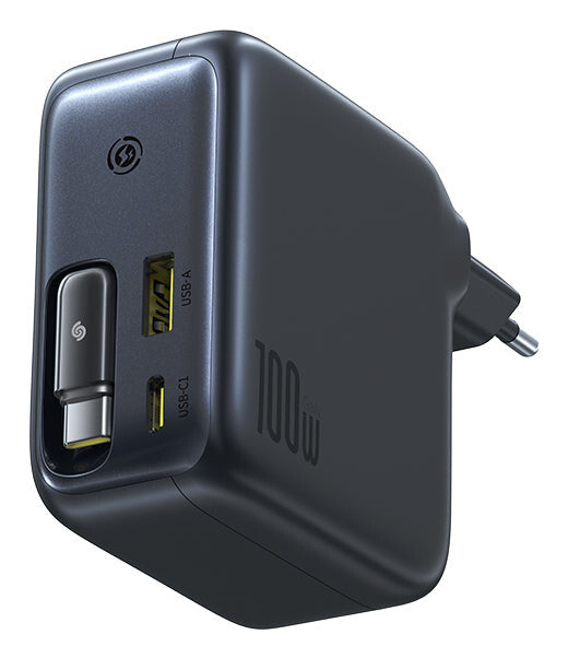 Baseus E0120M00 oplader til mobil enhed Tablet, Smartphone, Mobiltelefon, Laptop Sort Vekselstrøm Hurtig opladning Indendørs