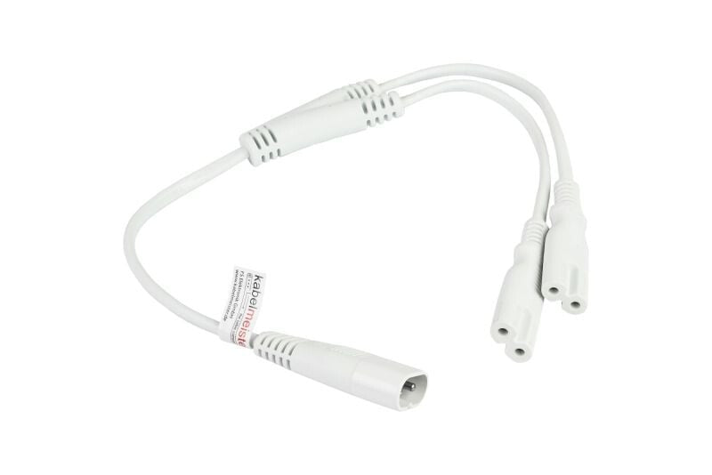 Kabelmeister SK0877-W003 el-ledning Hvid 0,3 m C8 forbinder 2 x C7 coupler