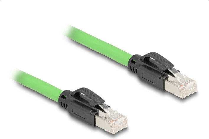 DeLOCK 80889 netværkskabel Grøn 1 m Cat6a SF/UTP (S-FTP)