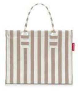 Reisenthel daily shopper Beige, Hvid Mulepose