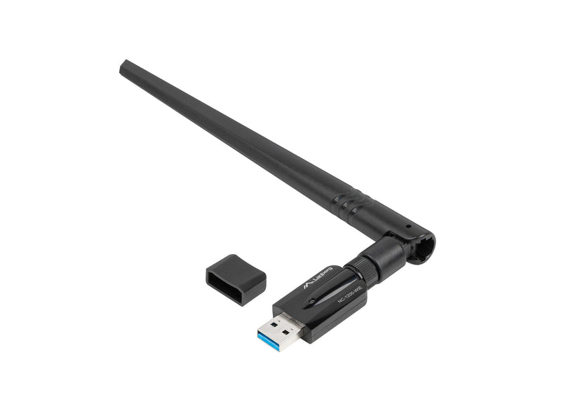 Lanberg NC-1200-WIE netværkskort Intern WLAN 1200 Mbit/s