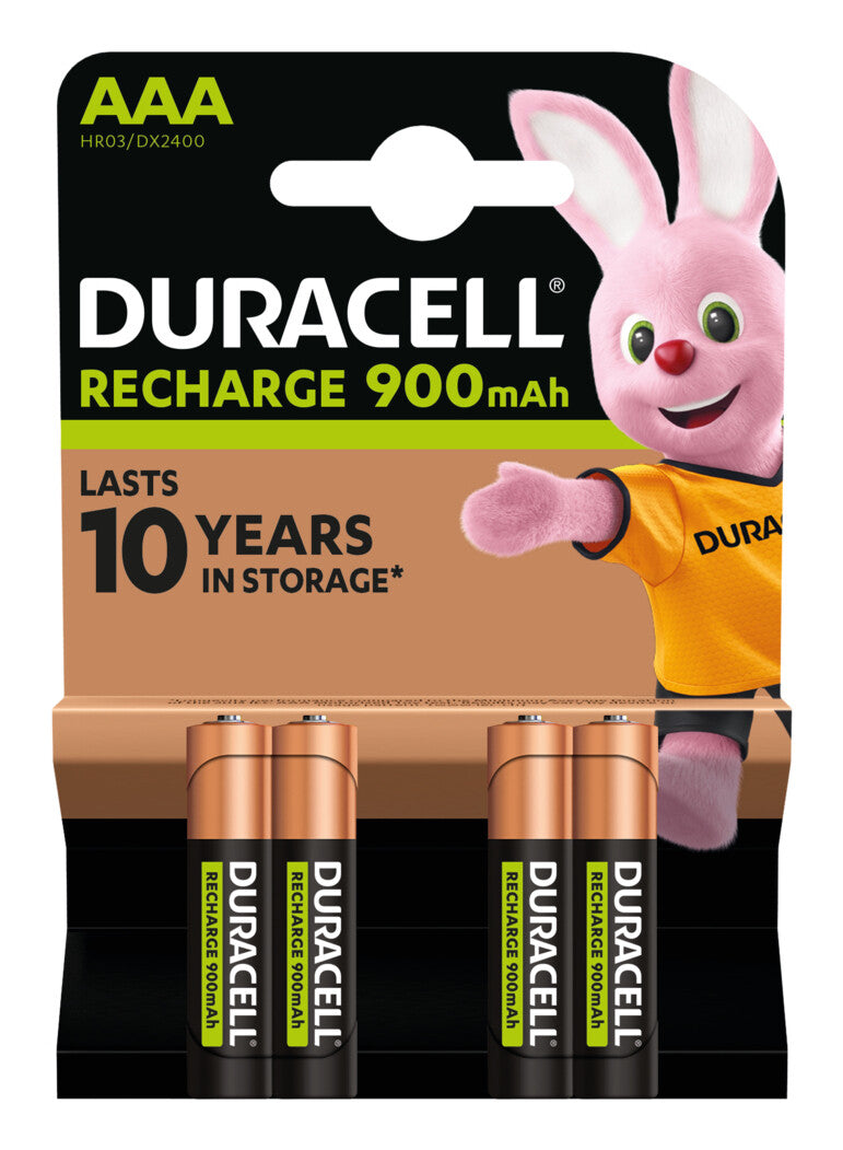 Duracell StayCharged AAA (4pcs) Genopladeligt batteri Nikkel-Metalhydrid (NiMH)