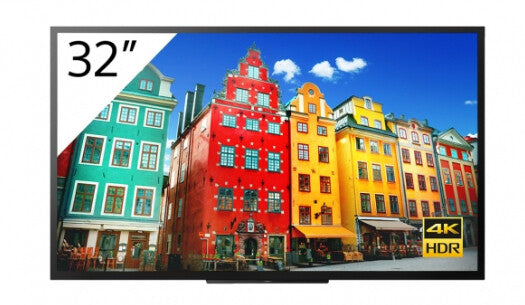 Sony FW-32BZ30J1 skilte display Digital fladpaneldisplay 81,3 cm (32") LCD Wi-Fi 300 cd/m² 4K Ultra HD Sort Indbygget processer