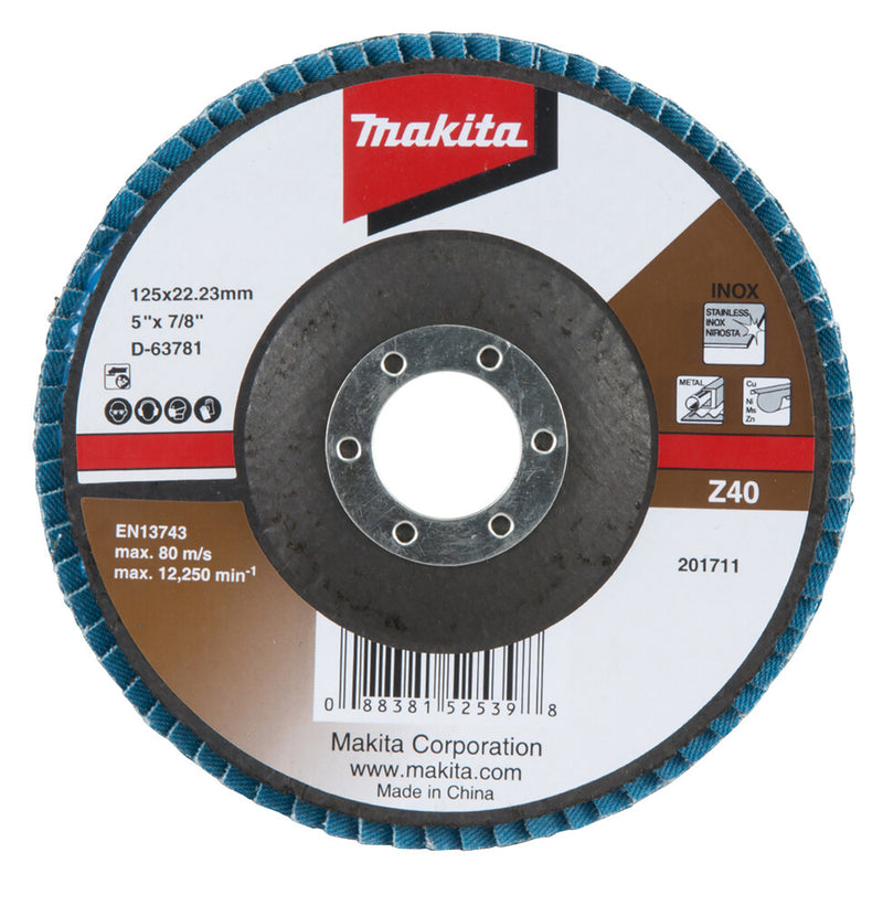 Makita D-63781 tilbehør vinkelsliber Slibeskive