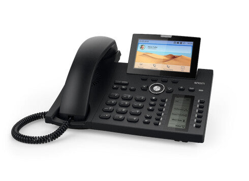 Snom D385 IP-telefon Sort 12 Linier TFT