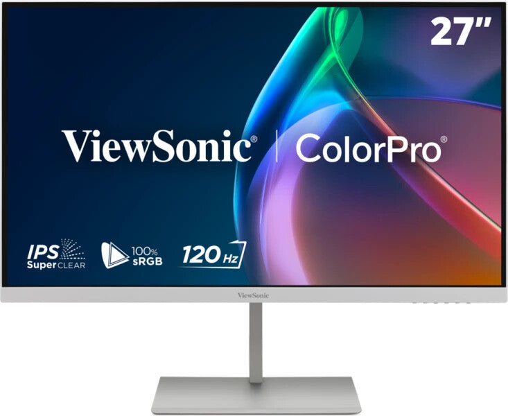 Viewsonic VP Series VP2766-2K-W computerskærm 68,6 cm (27") 2560 x 1440 pixel Quad HD LED Hvid, Sølv