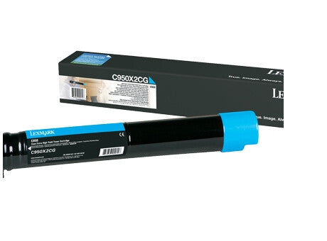 Lexmark C950X2CG tonerpatron 1 stk Original Blå