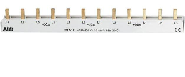 ABB PS3/12 pin skinne 1 stk 211 mm