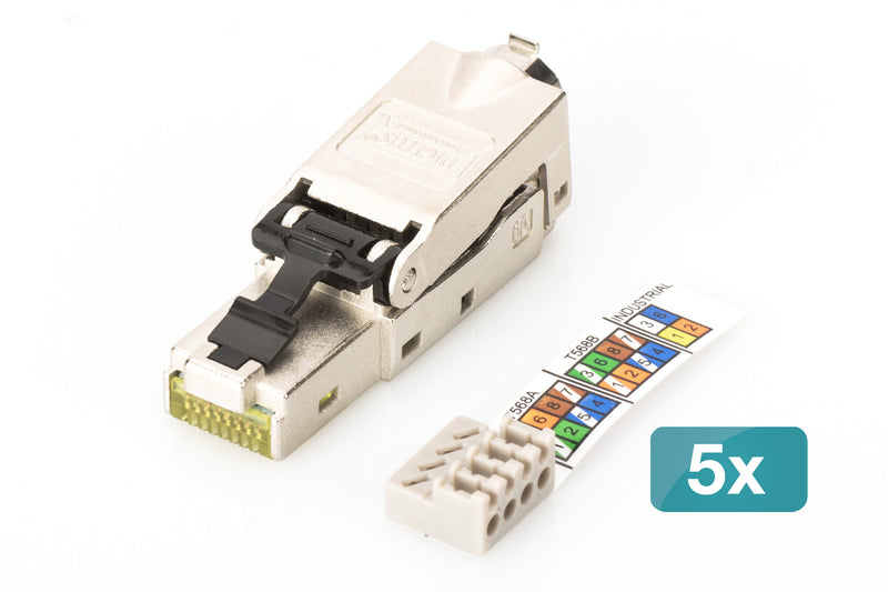 Digitus DN-93631-5 kabelsamler RJ-45 Sølv