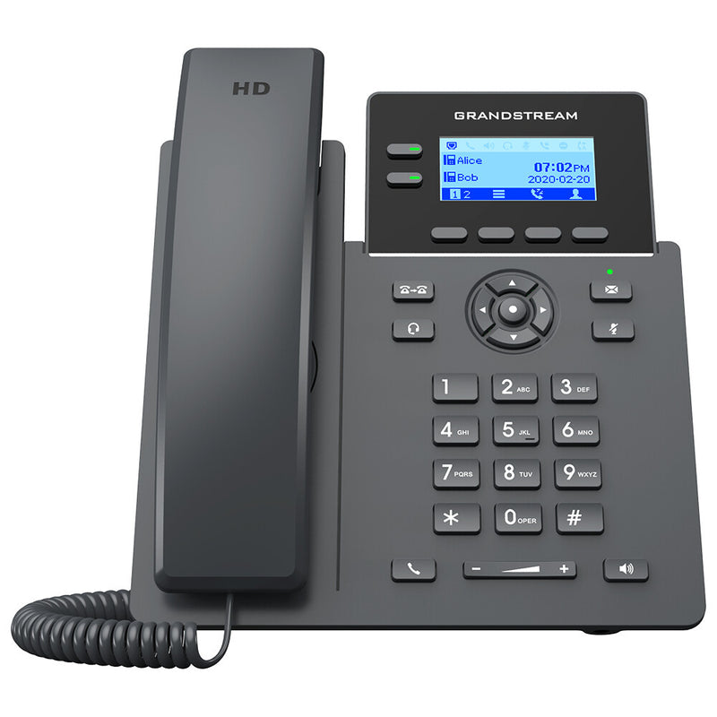 Grandstream Networks GRP2602G IP-telefon Sort 2 Linier LCD Wi-Fi