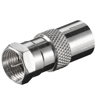 Goobay WE 1170 BNC-F M > IEC 9.5mm Rustfrit stål