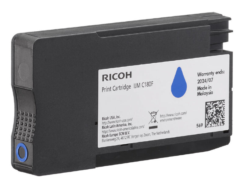 Ricoh 408518 tonerpatron 1 stk Original Blå