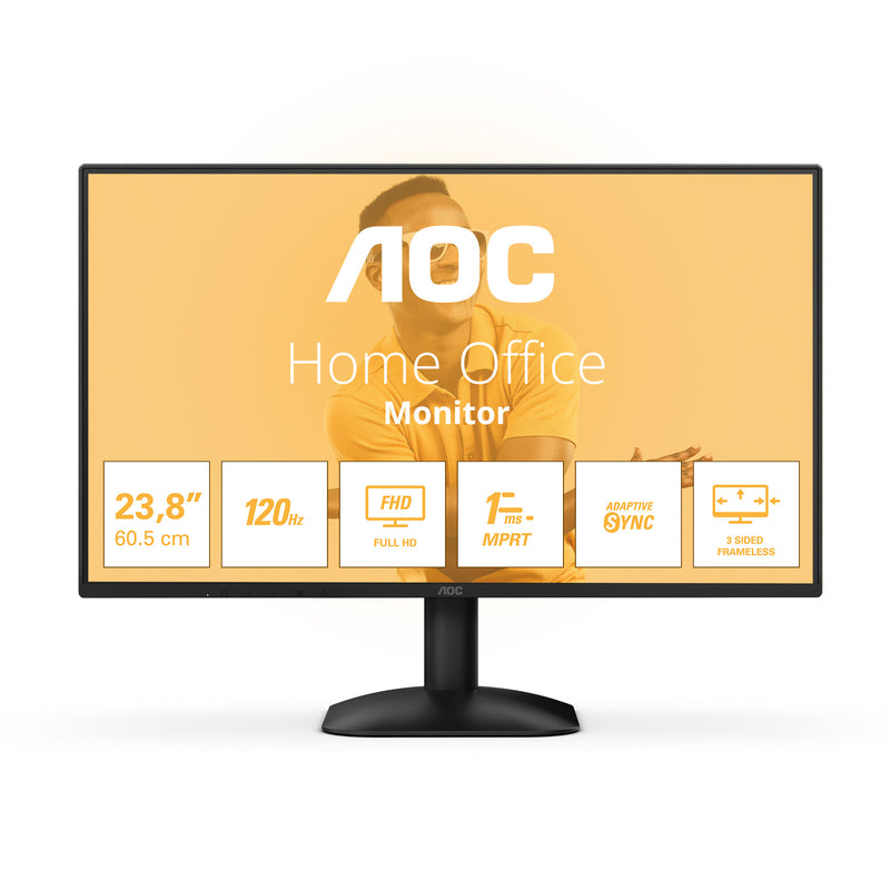 AOC 24B31H computerskærm 60,5 cm (23.8") 1920 x 1080 pixel Fuld HD Sort
