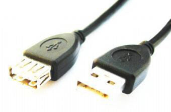 Gembird 1.8m USB 2.0 A M/FM USB-kabel 1,8 m USB A Sort