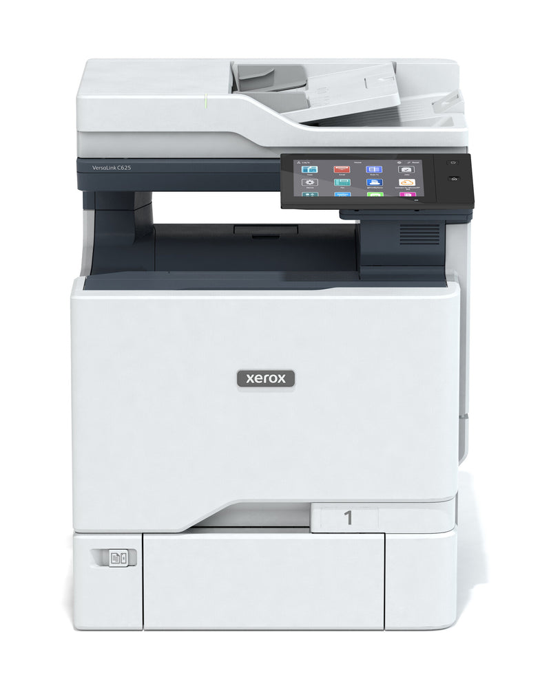 Xerox VersaLink C625 A4 50 ppm duplex kopimaskine/printer/scanner/fax Vælg Plus PS3 PCL5e/6 2 magasiner, 650 ark