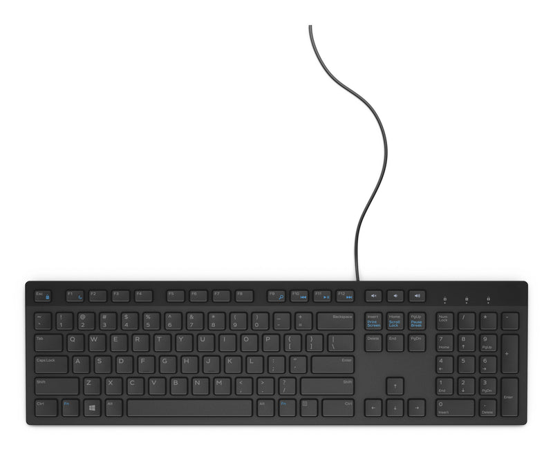 DELL KB216 tastatur Universel USB QWERTY Ukrainsk Sort