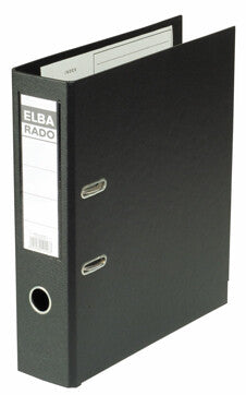 Elba Rado Plast ringbind A4 Sort