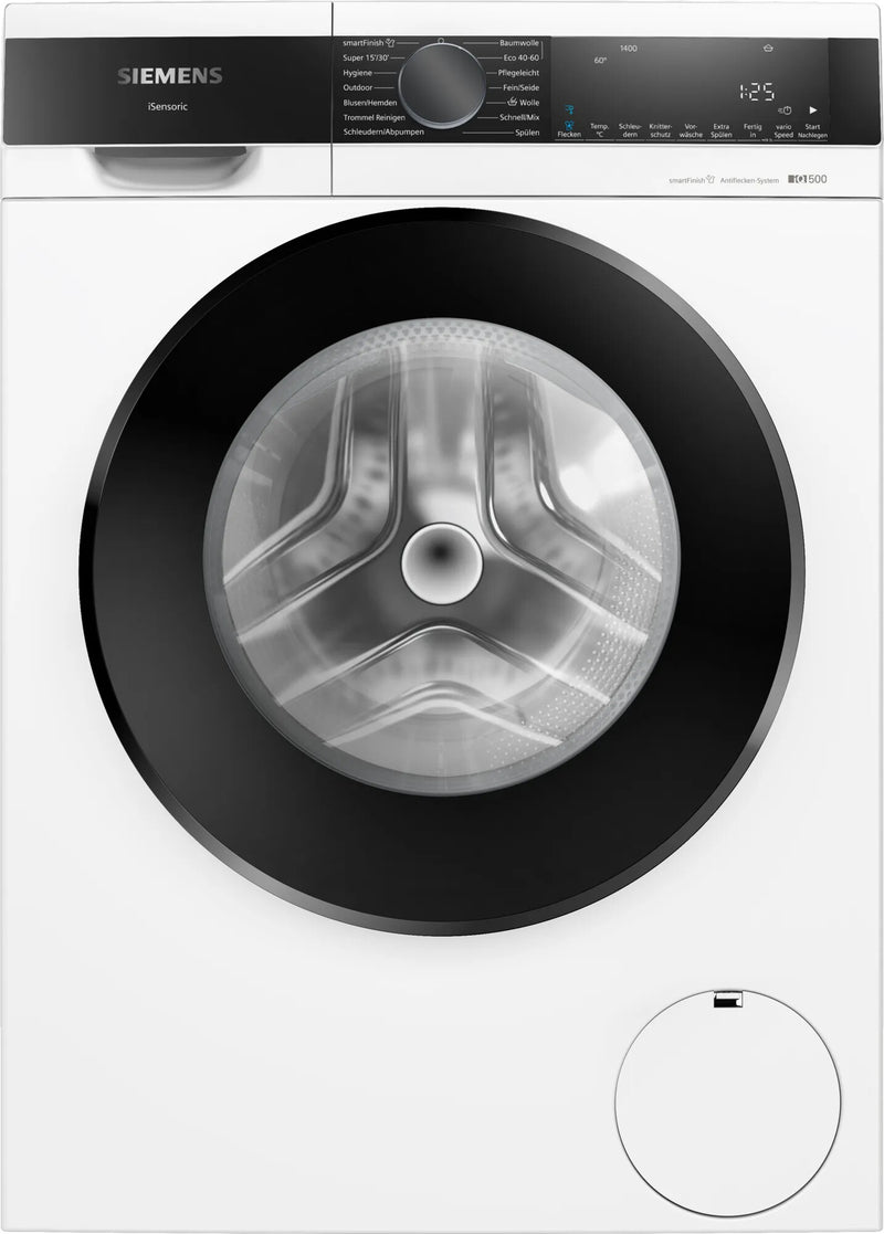 Siemens iQ500 WG44G2Z22 vaskemaskine Front-læsning 9 kg 1400 rpm Sort, Hvid