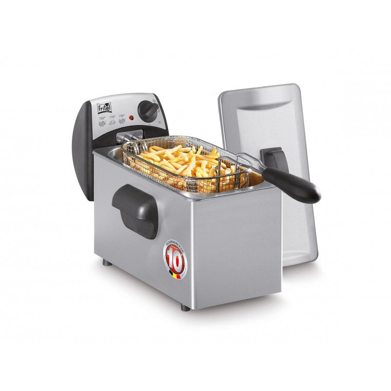 Fritel FR 1355 3 L Enkeltstående 2200 W Frituregryde Grå